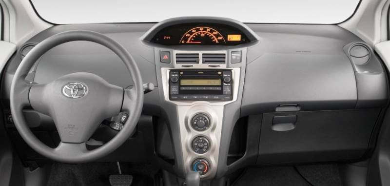 toyota yaris табло